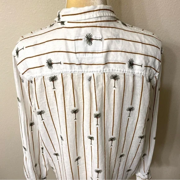 Rails Charli Stripe Palms Shirt - Picture 5 of 11